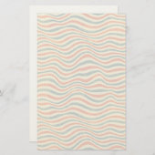 パストライプのターン 便箋 (正面/裏面)