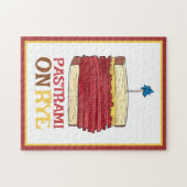 パストラミオンライNYCコシェールユダヤ教デリーサンドウィッチ ジグソーパズル (横)