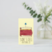 パストラミサンドイッチユダヤ料理レストランシェフ 名刺 (スタンド正面)