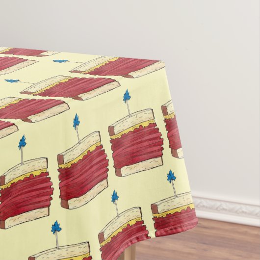 パストラミ・オン・ライ・ニューヨーク・デリ・サンドウィッチショップ テーブルクロス (インサイチュ)