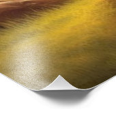 パストラルゴールデンセレネクリシュナフルートシーンアート フォトプリント            (角)