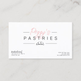 パストリーのベーカリーのロゴ名刺デザイン 名刺