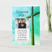 パストル感謝祭のためのカスタム写真 カード (正面)