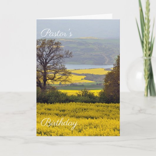 パストル誕生日 カード (正面)