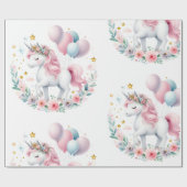 パストル・ユニコーン ラッピングペーパー (フラット)