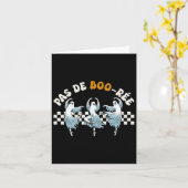 パスドゥブーレハロウィン不気味幽霊バレエダンス カード (黄色い花)