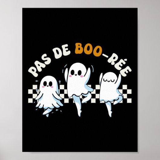 パスドゥブーレハロウィン不気味幽霊バレエダンス ポスター (正面)
