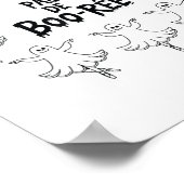 パスドゥブーレバレエおもしろい幽霊ハロウィーンダンス ポスター (角)