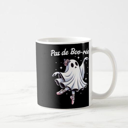 パスドゥブーレバレエダンサー幽霊ダンス先生H コーヒーマグカップ (右)