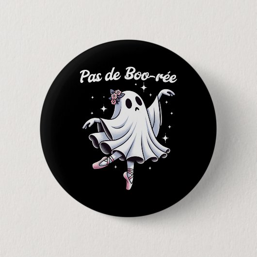 パスドゥブーレバレエダンサー幽霊ダンス先生H 缶バッジ (正面)