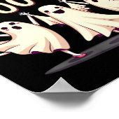 パスドブーレ幽霊バレエダンサーハロウィーンダンス ポスター (角)