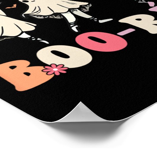 パスドブーレ幽霊バレエダンサーハロウィーンダンス ポスター (角)