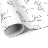 パスドードルバレリナバレエダンサーリサイタル ラッピングペーパー (ロールコーナー)