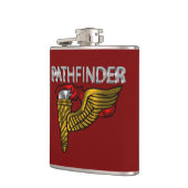 パスファインダーバッジ – 「パスファインダー」フラスコ フラスク (左)