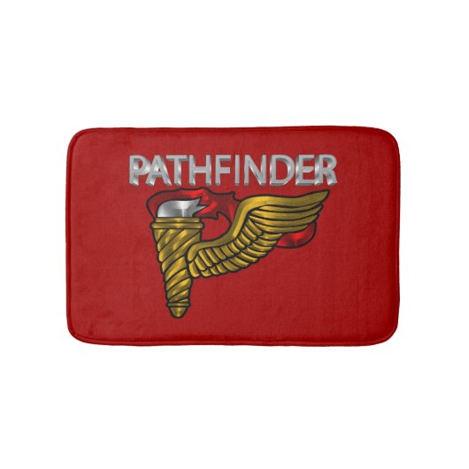 パスファインダー バッジ with “Pathfinder Text” バスマット (正面)
