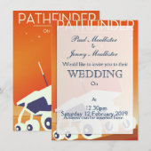 パスファインダーat火星宇宙アート 招待状 (正面/裏面)