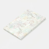 パスポートのスタンプのプリントのポスト・イット ポストイット (アングル)