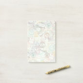 パスポートのスタンプ印刷ポストイット ポストイット (デスク上)