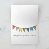 パスポートのスタンプ旅行挨拶はカード感謝していしています サンキューカード (内部)