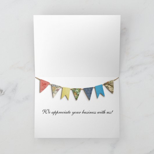 パスポートのスタンプ旅行挨拶はカード感謝していしています サンキューカード (内部)