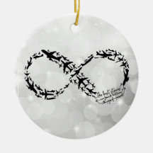 パスポートの無限引用文のオーナメント、旅行者のギフト