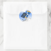 パスポートを持って、旅行する ラウンドシール (バッグ)