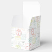 パスポートスタンプ パステル アップ&アウェイパーティーフェイバーボックス フェイバーボックス (オープン)