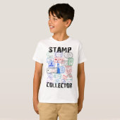 パスポートスタンプTシャツ 旅行 バケーション Tシャツ (正面フル)