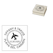 パスポートビザスタイル旅行テーマ先イベント ラバースタンプ (押印)