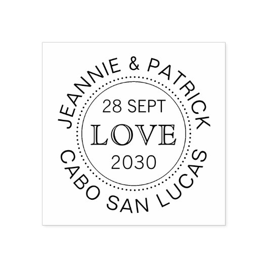 パスポートビザスタイル旅行テーマ結婚ズ ラバースタンプ (インプリント)