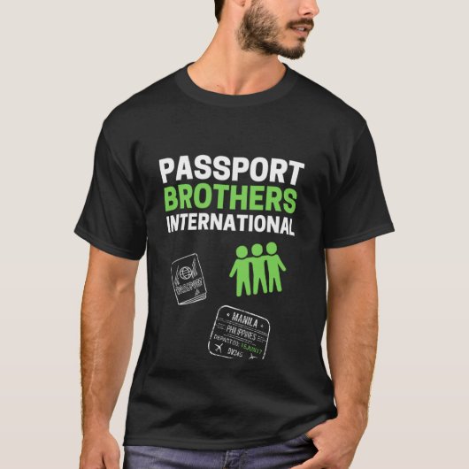 パスポートブローズマニラ Tシャツ (正面)