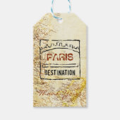 パスポートマップギフトラベル ギフトタグ (正面)