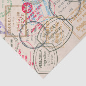 パスポート切手の旅行 薄葉紙 (詳細)