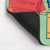 パスポート切手マウスパッド マウスパッド (コーナー)