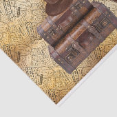 パスポート切手，荷物 – ヴィンテージスチームパンクデザイン 薄葉紙 (詳細)