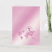 パスポート旅行女子赤ちゃんシャワー冒険が始まる 招待状 (裏面)