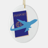 パスポート セラミックオーナメント (右)
