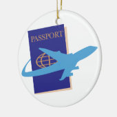 パスポート セラミックオーナメント (左)