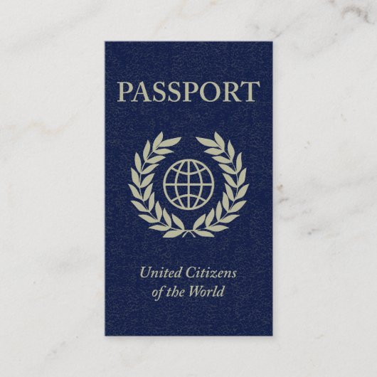 パスポート 名刺 (正面)
