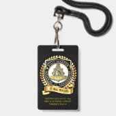 パスマスター/ナイトテンプル バッジ (Front with Lanyard)