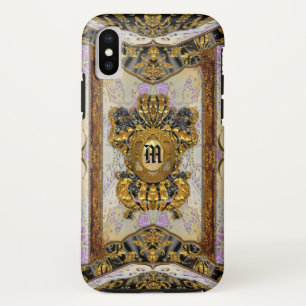 パスメンテリーマデリンエレガントシック・モノグラム iPhone XSケース