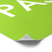 パスワードが長いほど強力なパスワードポスター ポスター (角)