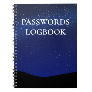 パスワードのログブック ノートブック