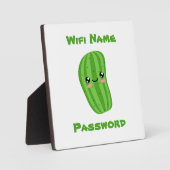 パスワードの選択 フォトプラーク (正面)