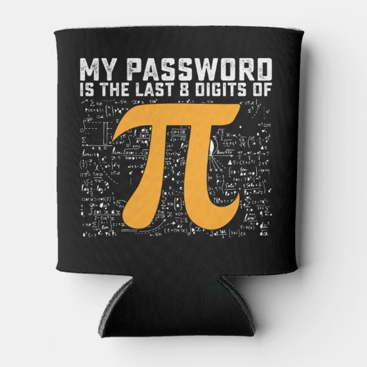 パスワードはPi日の計算の最後の8桁である 缶クーラー (正面)