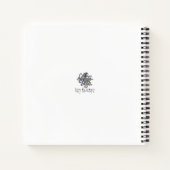 パスワードキーパーのカラフル行がdoodle octopus ノートブック (裏面)