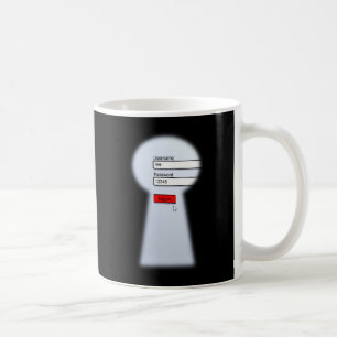 パスワードセキュリティ コーヒーマグカップ