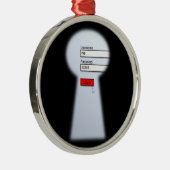 パスワードセキュリティ メタルオーナメント (右)