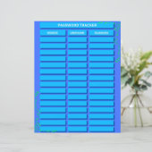 パスワードトラッカー紙シート (スタンド正面)