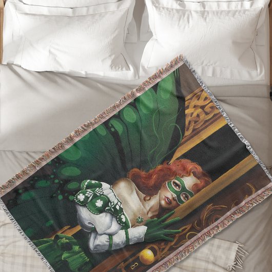 パスワードフェアリーグリーンケルト スローブランケット